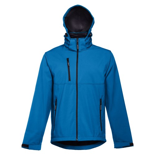 THC ZAGREB. Męska kurtka softshell z poliestru i elastanu
