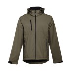 THC ZAGREB. Męska kurtka softshell z poliestru i elastanu
