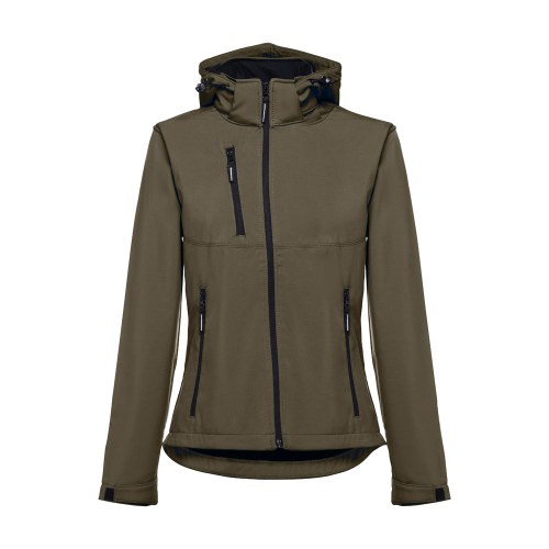 THC ZAGREB WOMEN. Damska kurtka softshell taliowana
