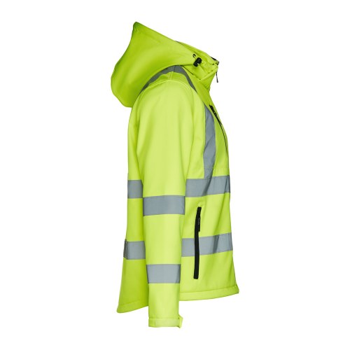 THC ZAGREB WORK. Kurtka softshell o wysokiej widoczności (unisex)
