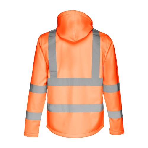 THC ZAGREB WORK. Kurtka softshell o wysokiej widoczności (unisex)