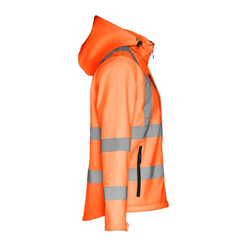 THC ZAGREB WORK. Kurtka softshell o wysokiej widoczności (unisex)
