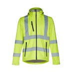 THC ZAGREB WORK. Kurtka softshell o wysokiej widoczności (unisex)