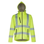 THC ZAGREB WORK. Kurtka softshell o wysokiej widoczności (unisex)