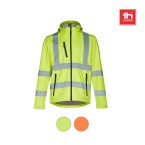 THC ZAGREB WORK. Kurtka softshell o wysokiej widoczności (unisex)