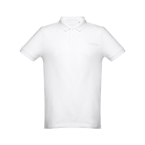 THC DHAKA WH. Męski polo t-shirt