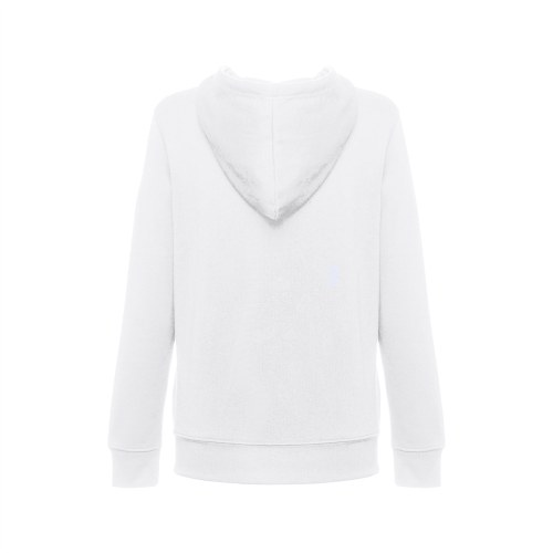 THC AMSTERDAM WOMEN WH. Bluza damska z kapturem i pełnym zamkiem