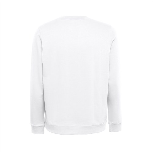 THC COLOMBO WH. Bluza (unisex) z włoskiej frotte bez zapięcia. Kolor biały