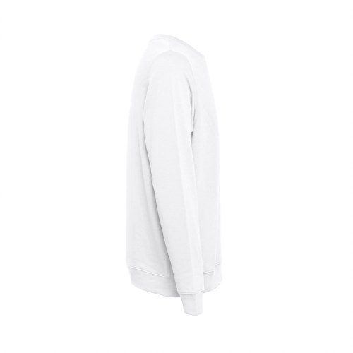 THC COLOMBO WH. Bluza (unisex) z włoskiej frotte bez zapięcia. Kolor biały