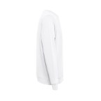 THC COLOMBO WH. Bluza (unisex) z włoskiej frotte bez zapięcia. Kolor biały