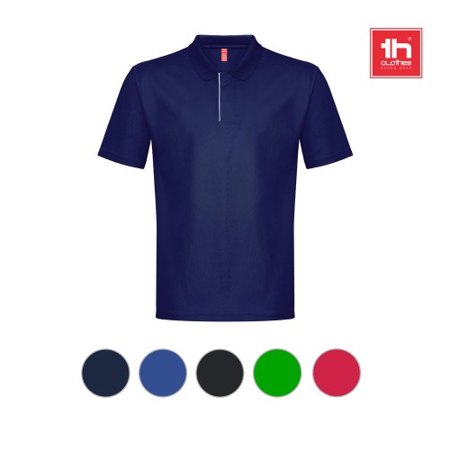 THC DYNAMIC. Męska techniczna koszulka polo