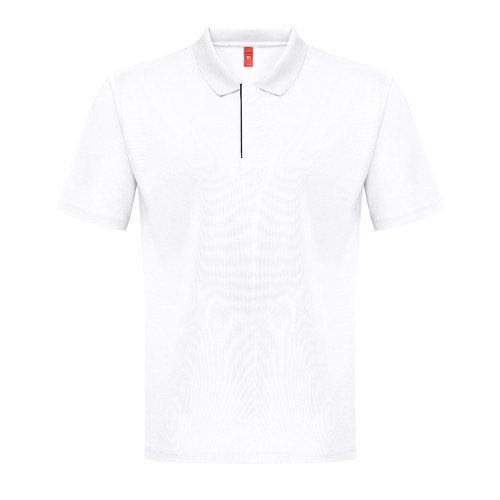 THC DYNAMIC WH. Męska techniczna koszulka polo
