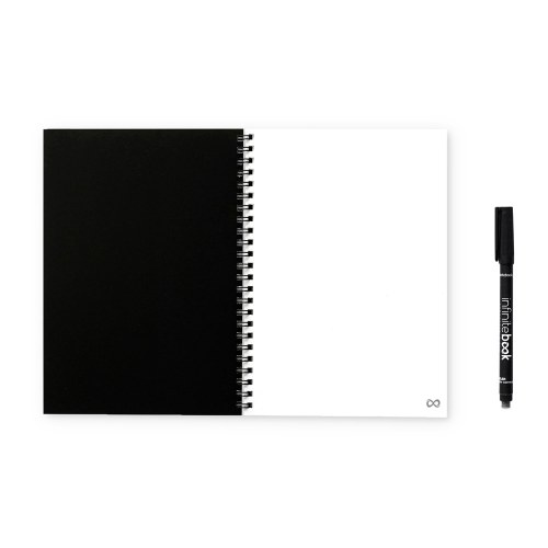 INFINITEBOOK PLAIN A5. Infinitebook z elastyczną okładką i 15 zwykłymi stronami do tablicy