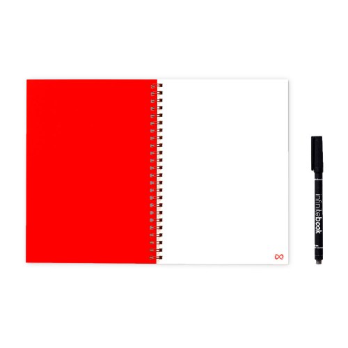 INFINITEBOOK PLAIN A5. Infinitebook z elastyczną okładką i 15 zwykłymi stronami do tablicy