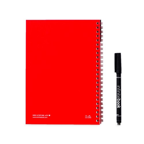 INFINITEBOOK PLAIN A5. Infinitebook z elastyczną okładką i 15 zwykłymi stronami do tablicy