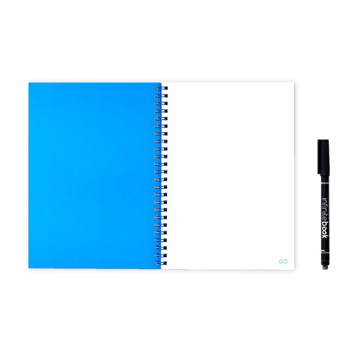INFINITEBOOK PLAIN A5. Infinitebook z elastyczną okładką i 15 zwykłymi stronami do tablicy
