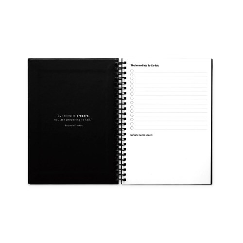 STARTER KIT INFINITE PLANNER A5. Zestaw zawiera „Infinite Diary”, zestaw do czyszczenia, marker i uchwyt na marker