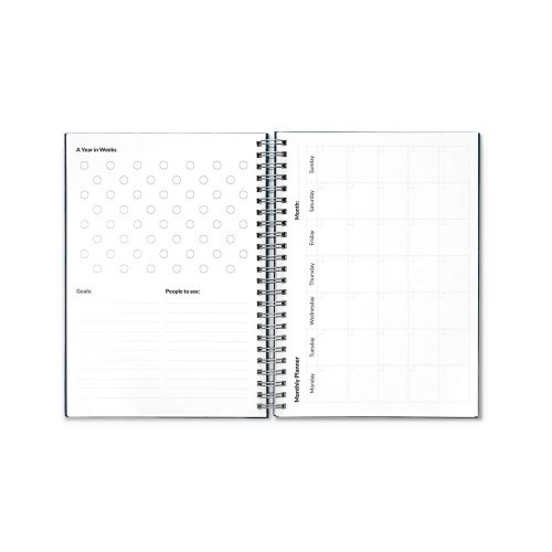 STARTER KIT INFINITE PLANNER A5. Zestaw zawiera „Infinite Diary”, zestaw do czyszczenia, marker i uchwyt na marker
