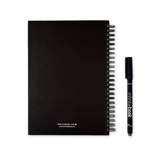 STARTER KIT INFINITEBOOK A5. Zestaw zawiera „Infinitebook”, zestaw do czyszczenia, marker i uchwyt na marker