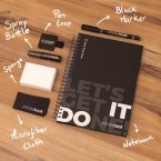 STARTER KIT INFINITEBOOK. Zestaw „Infinitebook” w twardej oprawie, 1 zestaw do czyszczenia, 1 marker i 1 uchwyt na długopis