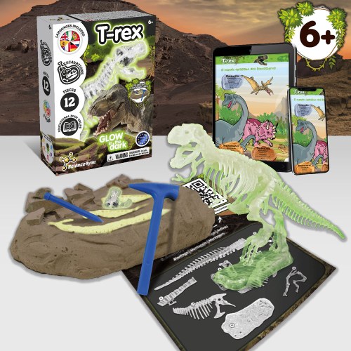 Fossil Excavation Kit I. Gra edukacyjna dla dzieci