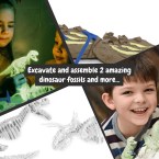 2 in 1 Fossil Excavation Kit I. Gra edukacyjna dla dzieci