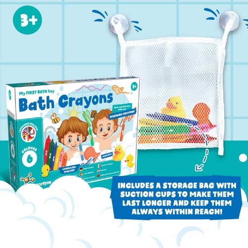 BATH CRAYONS. Zabawki edukacyjne dla dzieci