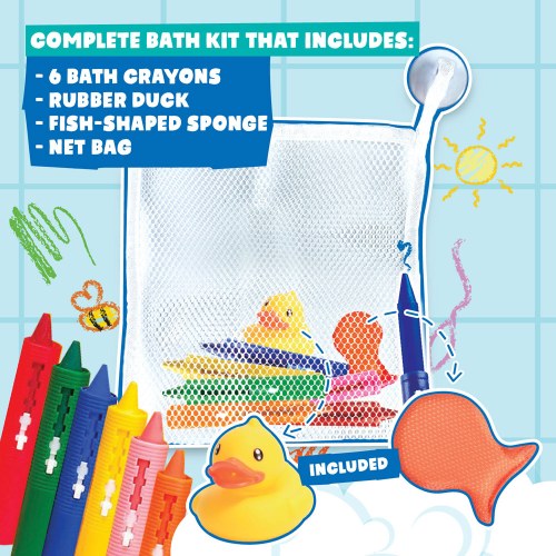 BATH CRAYONS. Zabawki edukacyjne dla dzieci