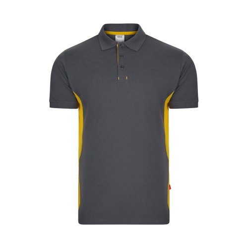 VL SUPAY. Dwukolorowa koszulka polo piqué (180 g/m²), krótki rękaw, bawełna (60%) i poliester (40%)