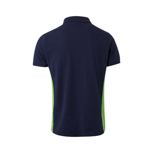 VL SUPAY. Dwukolorowa koszulka polo piqué (180 g/m²), krótki rękaw, bawełna (60%) i poliester (40%)