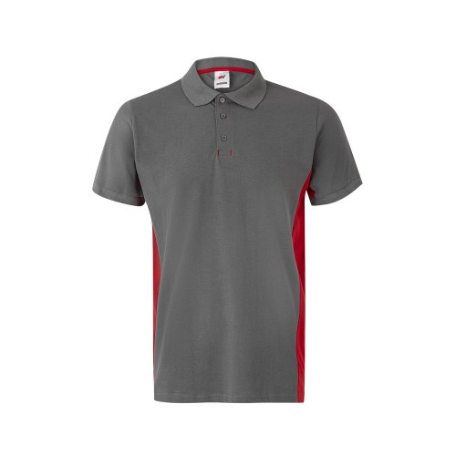 VL SUPAY. Dwukolorowa koszulka polo piqué (180 g/m²), krótki rękaw, bawełna (60%) i poliester (40%)