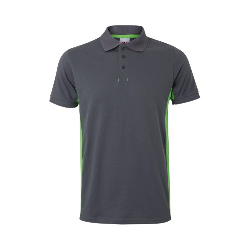 VL SUPAY. Dwukolorowa koszulka polo piqué (180 g/m²), krótki rękaw, bawełna (60%) i poliester (40%)