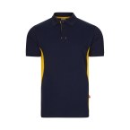 VL SUPAY. Dwukolorowa koszulka polo piqué (180 g/m²), krótki rękaw, bawełna (60%) i poliester (40%)