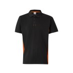 VL SUPAY. Dwukolorowa koszulka polo piqué (180 g/m²), krótki rękaw, bawełna (60%) i poliester (40%)