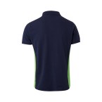 VL SUPAY. Dwukolorowa koszulka polo piqué (180 g/m²), krótki rękaw, bawełna (60%) i poliester (40%)