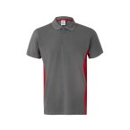 VL SUPAY. Dwukolorowa koszulka polo piqué (180 g/m²), krótki rękaw, bawełna (60%) i poliester (40%)