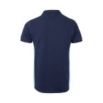 VL SUPAY. Dwukolorowa koszulka polo piqué (180 g/m²), krótki rękaw, bawełna (60%) i poliester (40%)