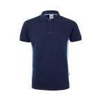 VL SUPAY. Dwukolorowa koszulka polo piqué (180 g/m²), krótki rękaw, bawełna (60%) i poliester (40%)
