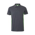VL SUPAY. Dwukolorowa koszulka polo piqué (180 g/m²), krótki rękaw, bawełna (60%) i poliester (40%)