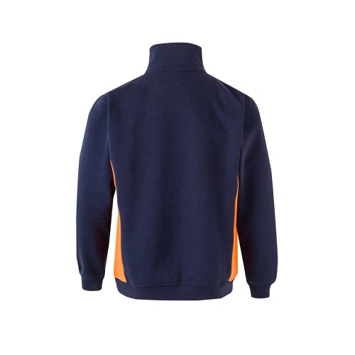 VL SVAROG. Dwukolorowa bluza frotte (260 g/m²) z poliestru (65%) i bawełny (35%)
