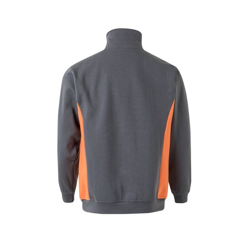VL SVAROG. Dwukolorowa bluza frotte (260 g/m²) z poliestru (65%) i bawełny (35%)