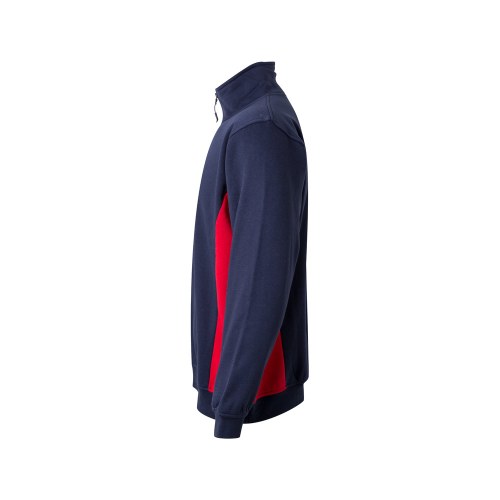 VL SVAROG. Dwukolorowa bluza frotte (260 g/m²) z poliestru (65%) i bawełny (35%)