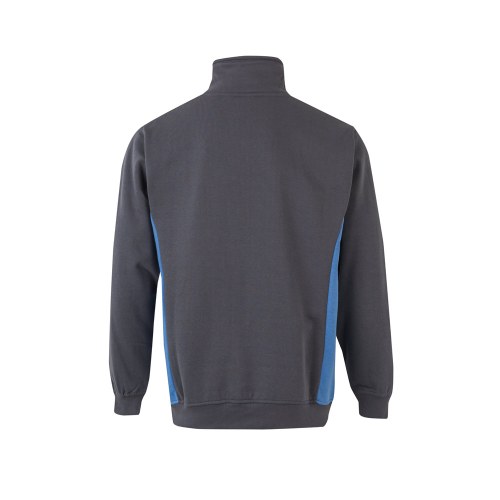 VL SVAROG. Dwukolorowa bluza frotte (260 g/m²) z poliestru (65%) i bawełny (35%)