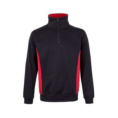VL SVAROG. Dwukolorowa bluza frotte (260 g/m²) z poliestru (65%) i bawełny (35%)