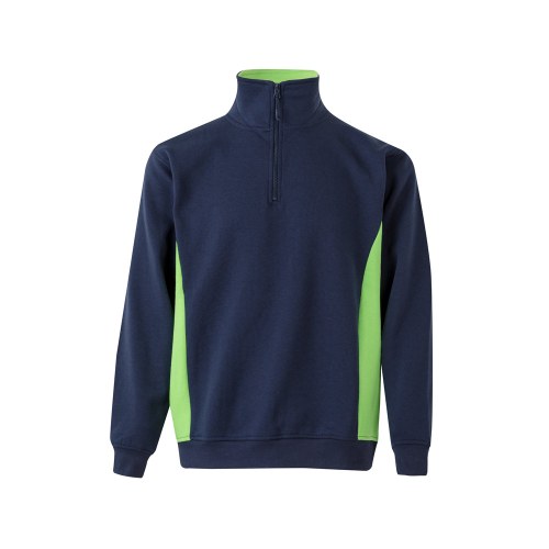 VL SVAROG. Dwukolorowa bluza frotte (260 g/m²) z poliestru (65%) i bawełny (35%)