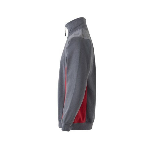 VL SVAROG. Dwukolorowa bluza frotte (260 g/m²) z poliestru (65%) i bawełny (35%)
