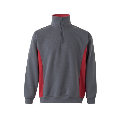 VL SVAROG. Dwukolorowa bluza frotte (260 g/m²) z poliestru (65%) i bawełny (35%)