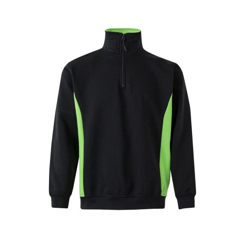 VL SVAROG. Dwukolorowa bluza frotte (260 g/m²) z poliestru (65%) i bawełny (35%)