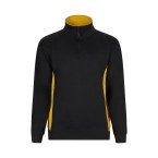 VL SVAROG. Dwukolorowa bluza frotte (260 g/m²) z poliestru (65%) i bawełny (35%)