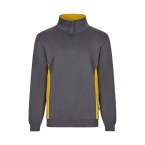 VL SVAROG. Dwukolorowa bluza frotte (260 g/m²) z poliestru (65%) i bawełny (35%)